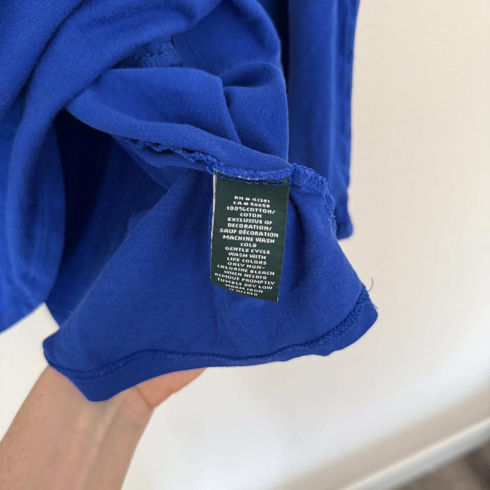 Polo Ralph Lauren Ralph Lauren Blouse Women's XL Blue 3/4 Sleeve V-Neck Size XL / US 12-14 / IT 48-50 - 3 Thumbnail