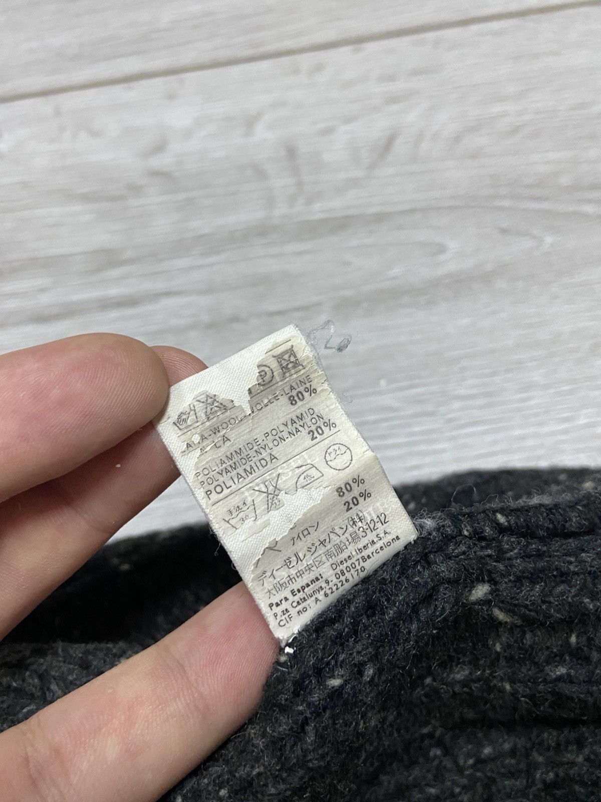 Diesel Diesel Italy wool knitted D logo beanie hat Size ONE SIZE - 4 Thumbnail
