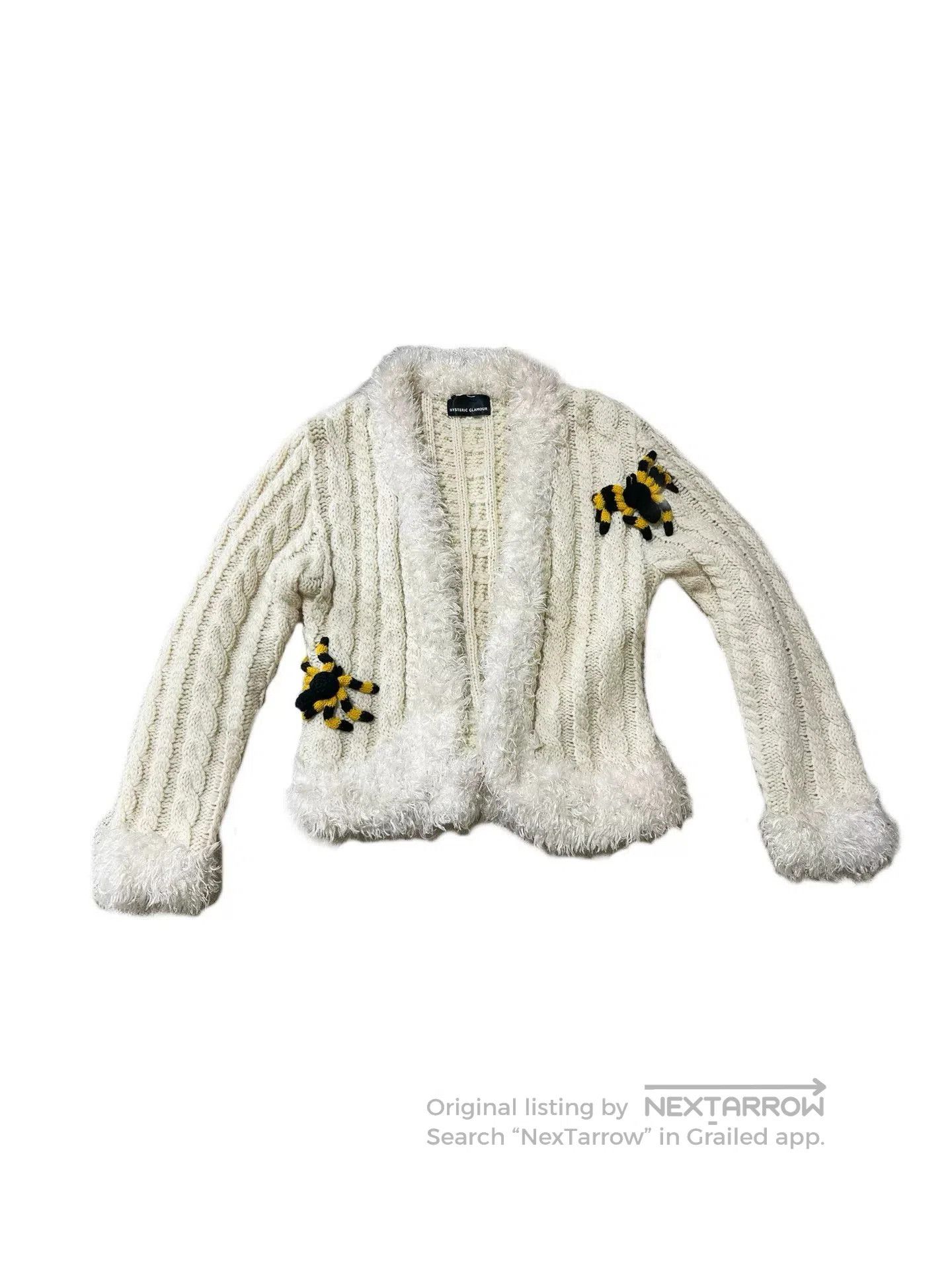 Hysteric Glamour Hysteric Glamour Fuzzy Spider Knit Cardigan. Size M / US 6-8 / IT 42-44 - 2 Thumbnail