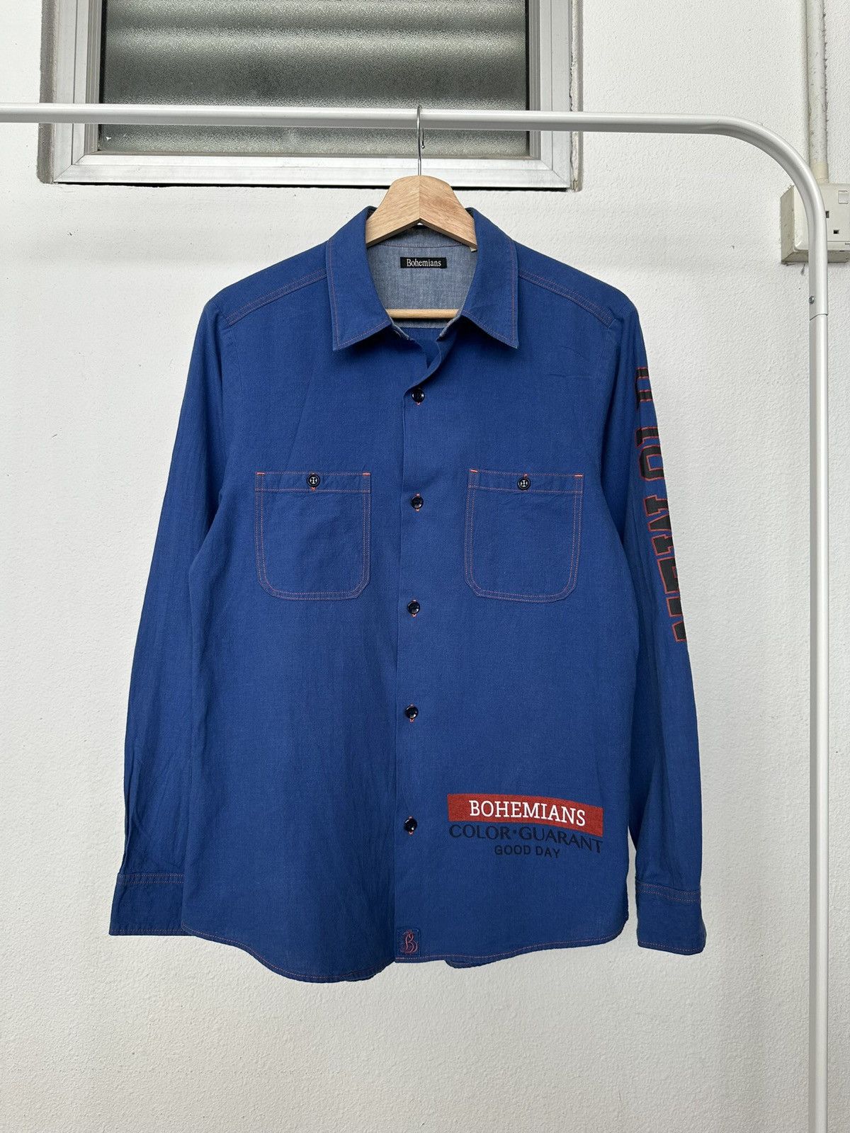Hysteric Glamour Bohemians '' Bogey '' shirt double pocket Size US M / EU 48-50 / 2 - 6 Thumbnail