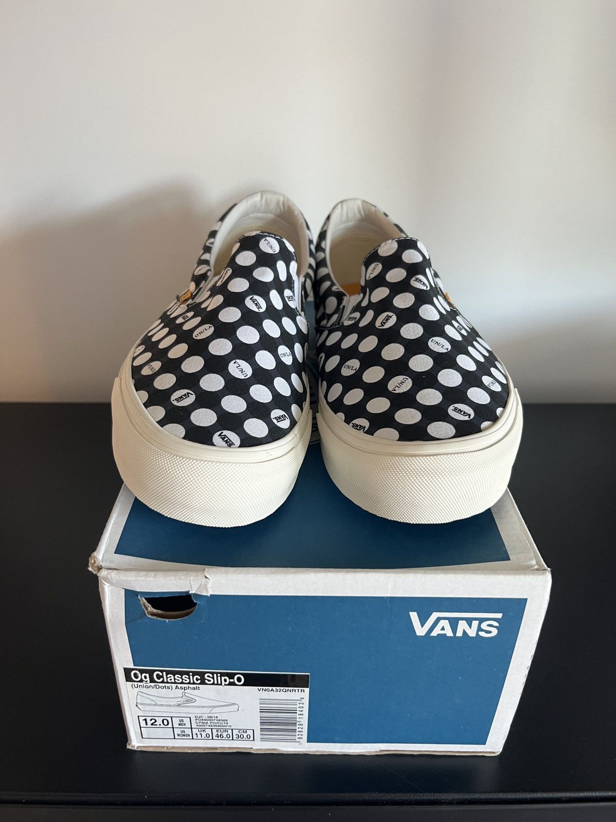 Union LA × Vans VANS X UNION OG classic polkadot Slip-on Size US 12 / EU 45 - 2 Thumbnail