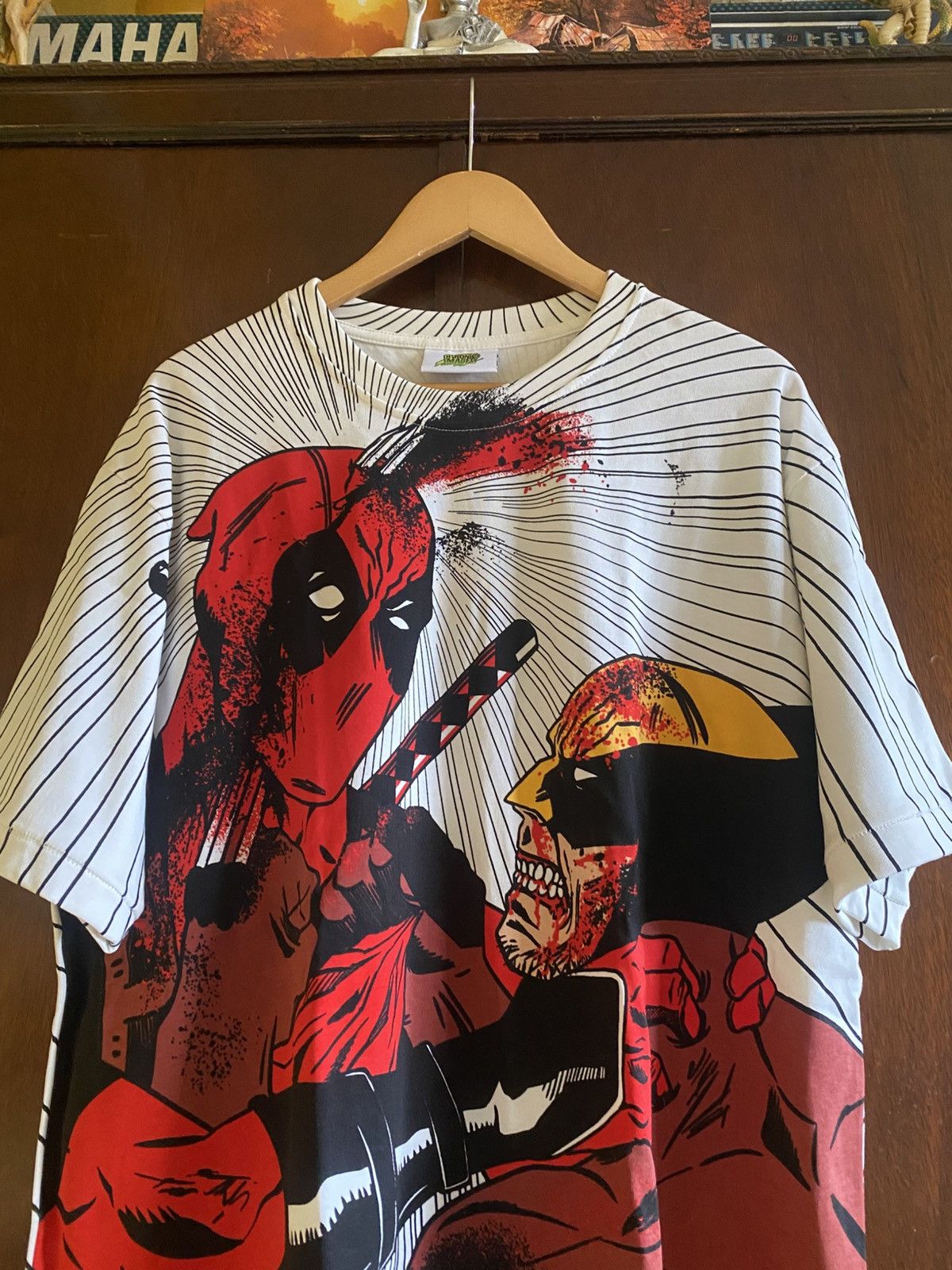 Other Chronic Images Deadpool Vs Wolverine AOP T Shirt - Marvel Size US XL / EU 56 / 4 - 3 Thumbnail