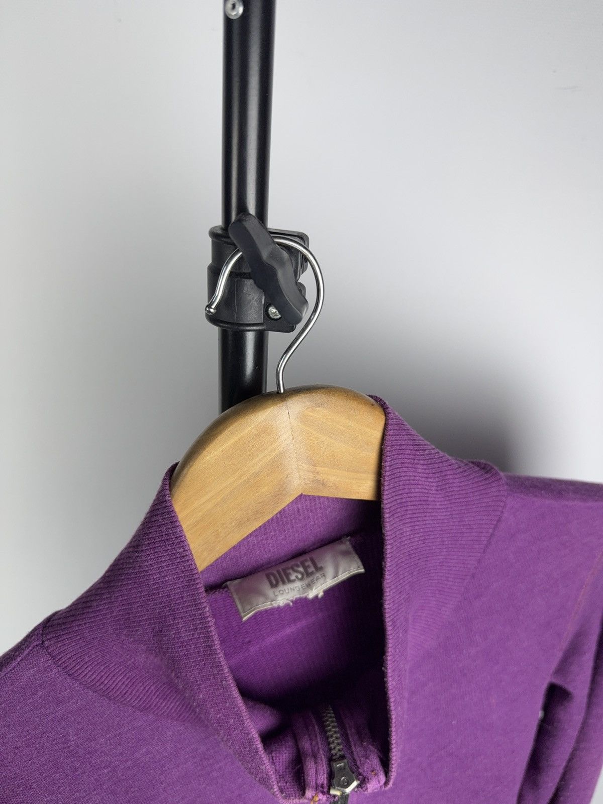 Diesel Y2K 00s Diesel Loungewear Purple Zip Jacket Y2K Track Style Size S / US 4 / IT 40 - 8 Thumbnail