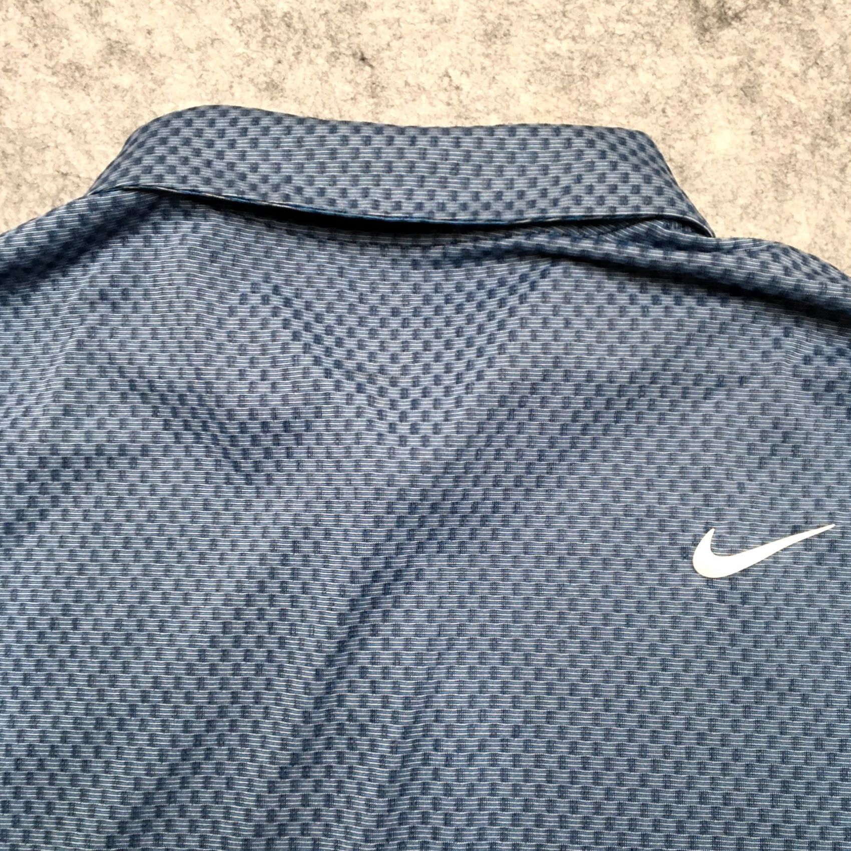 Nike Nike Golf Polo Shirt Men XL Jacquard Blue Performance Logo Pro Scottie Back Size US XL / EU 56 / 4 - 7 Thumbnail