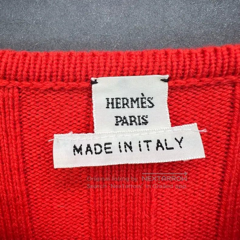 Hermes Hermes Knitted 3D Printed Round Neck Sweater Size XS / US 0-2 / IT 36-38 - 3 Thumbnail