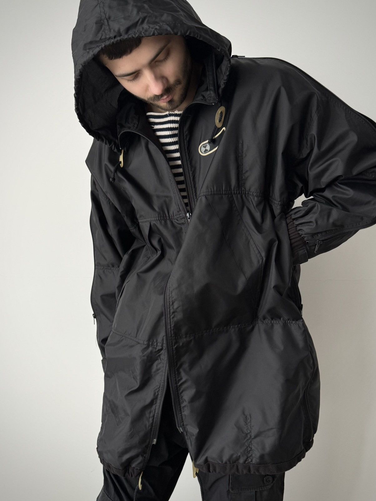 Final Home 90s Vintage Final Home Post Apocalyptic Survival Nylon Coat Size US S / EU 44-46 / 1 - 2 Thumbnail