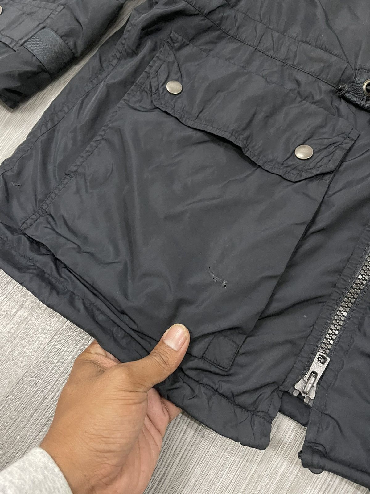 Issey Miyake A/W 1997 Issey Miyake Black Tech Nylon Parka Jacket Size US M / EU 48-50 / 2 - 21 Thumbnail