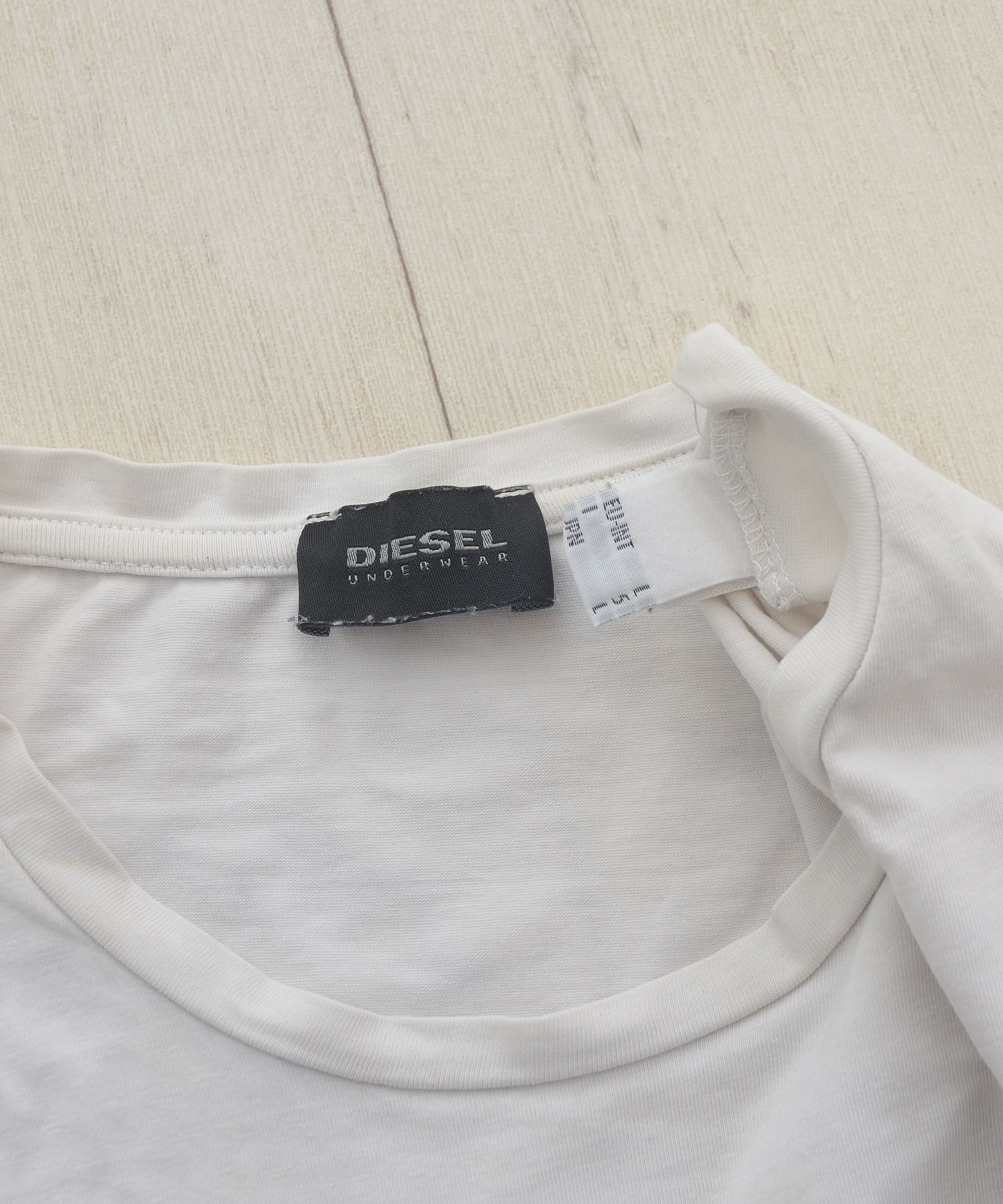 Diesel Y2K Diesel Logo T-shirt White sz L Punk Avant Garde Size US L / EU 52-54 / 3 - 9 Thumbnail