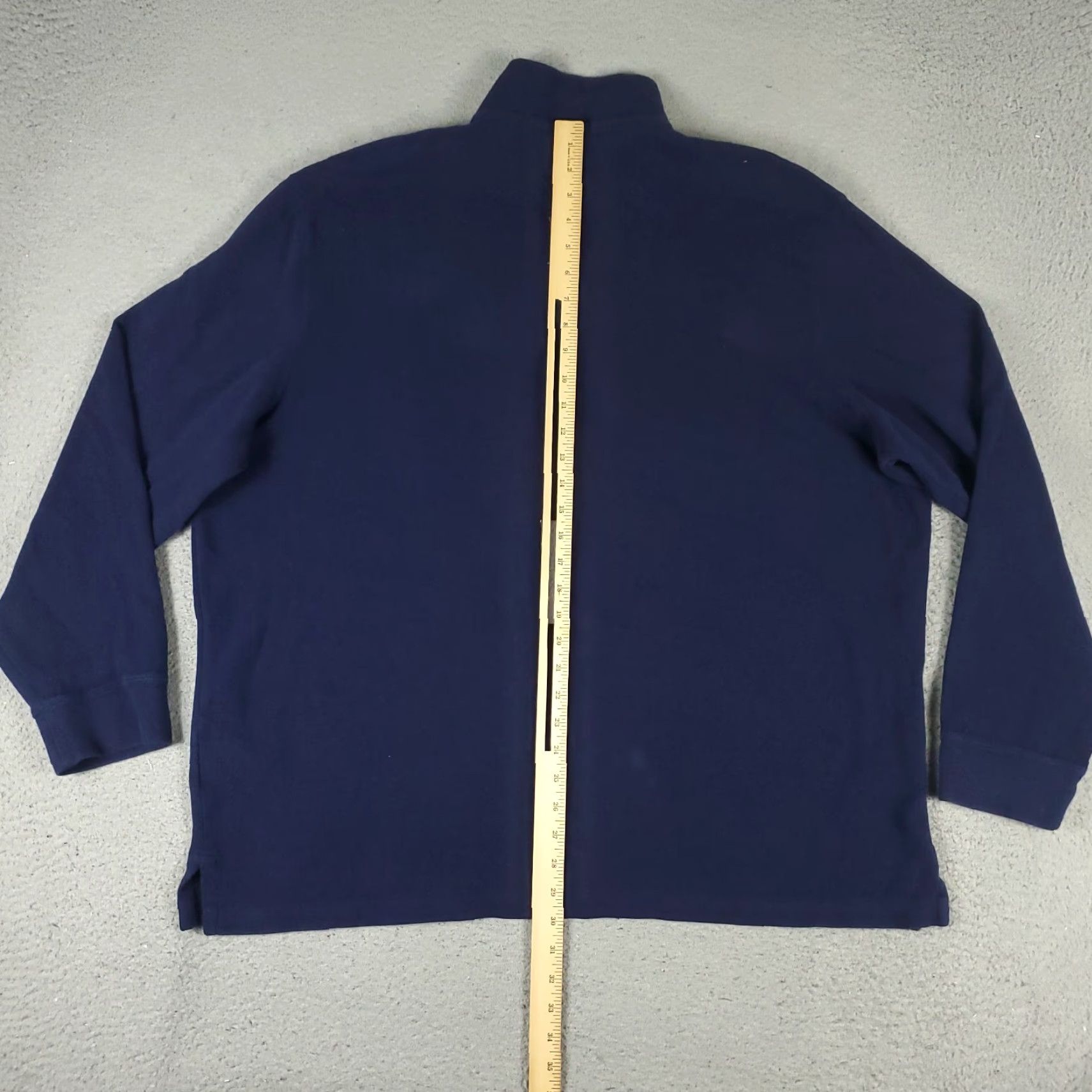 Ralph Lauren Ralph Lauren Sweater Mens Large Blue 1/4 Zip Pullover Knit Sweatshirt Size US XXL / EU 58 / 5 - 6 Thumbnail