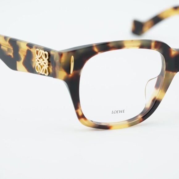 Loewe LW50091F 056 Eyeglasses Brown Havana 51mm Square Frame