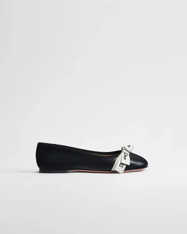 Dior os11x0326 J'adior Ballet Flats in Black Size US 7 / IT 37 - 1 Preview
