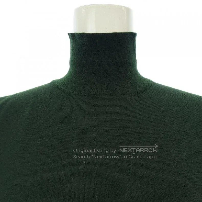 Hermes Hermes Moss Green Seaweed Knit Turtleneck Sweater Size XS / US 0-2 / IT 36-38 - 3 Thumbnail