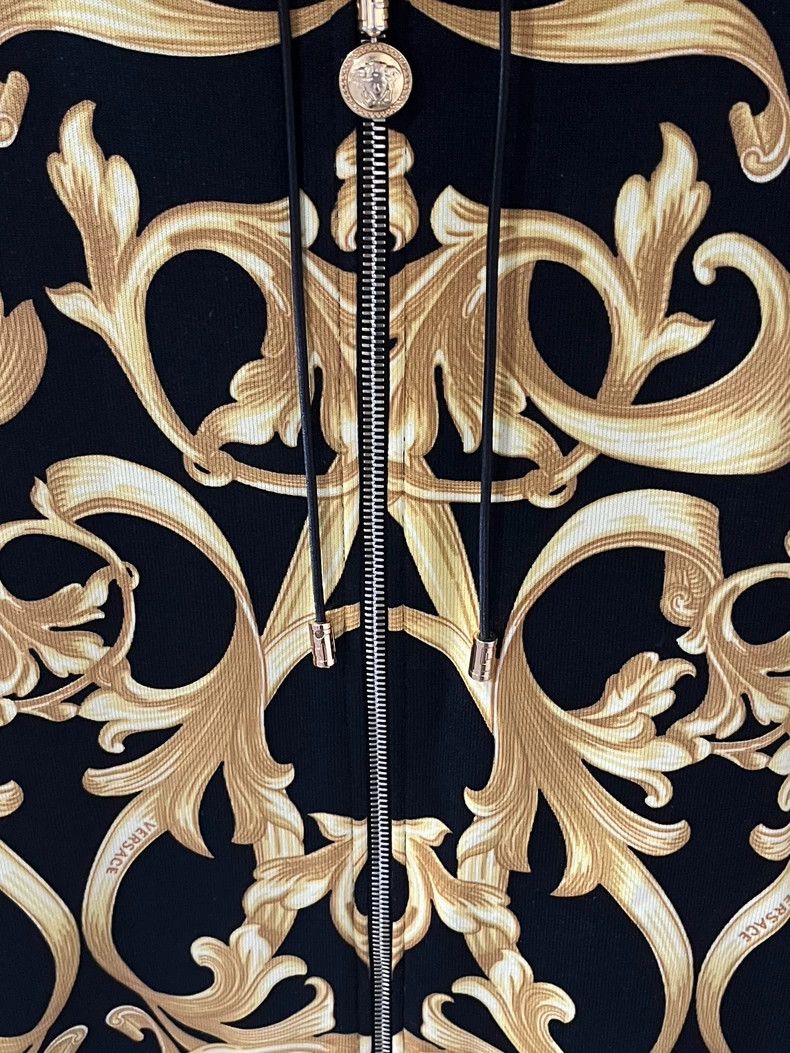 Versace Baroque printed jacket sweatshirt jacket