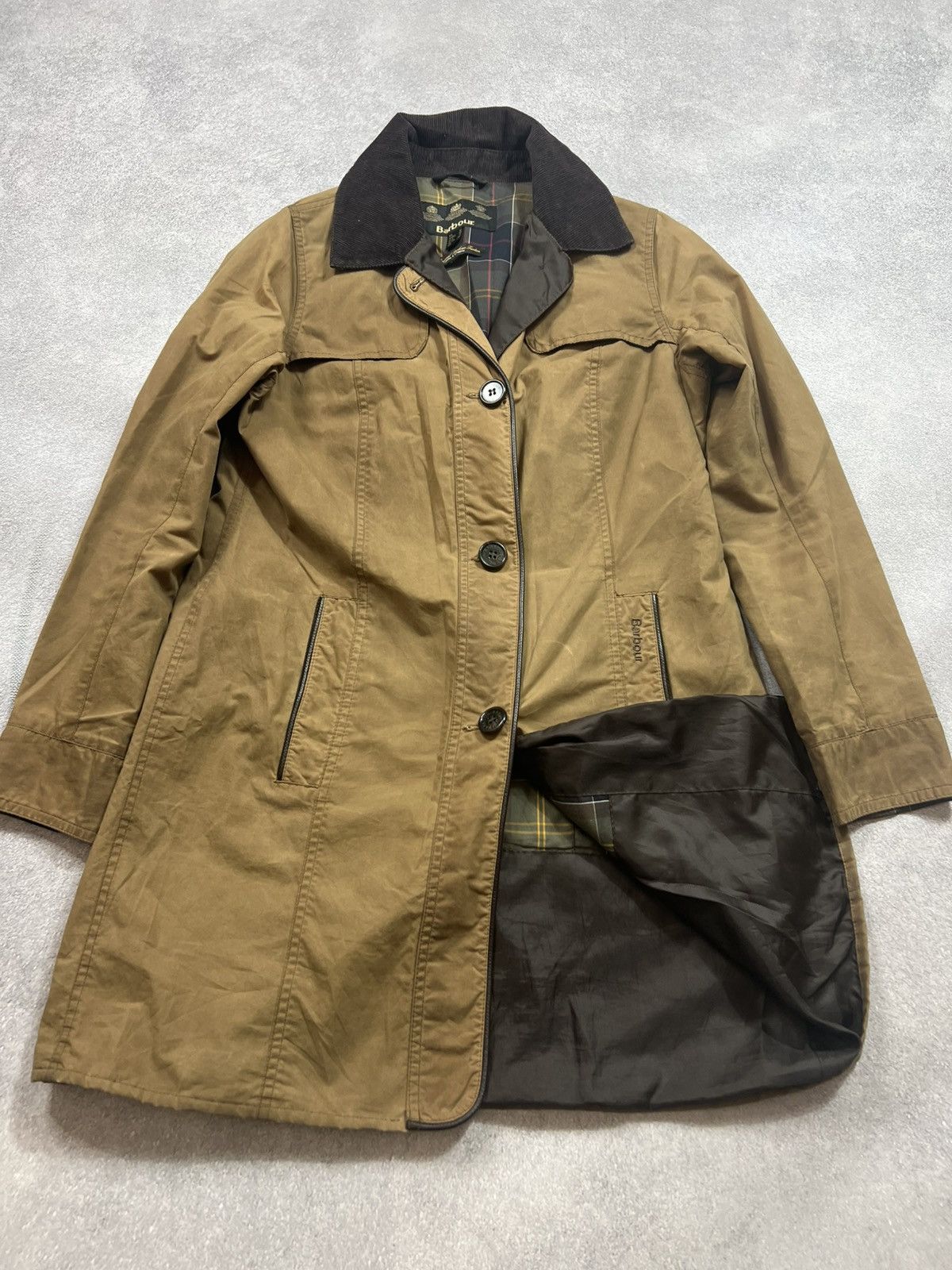 Barbour 💛VTG Rick Owens Style Barbour Vintage waterproof jacket Size US S / EU 44-46 / 1 - 4 Thumbnail