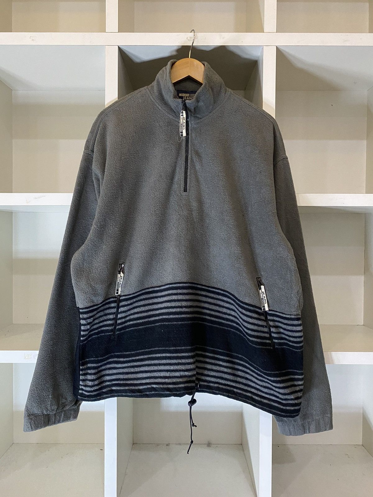 Michiko Koshino London Michiko London Jeans Fleece Jacket Size US L / EU 52-54 / 3 - 2 Thumbnail