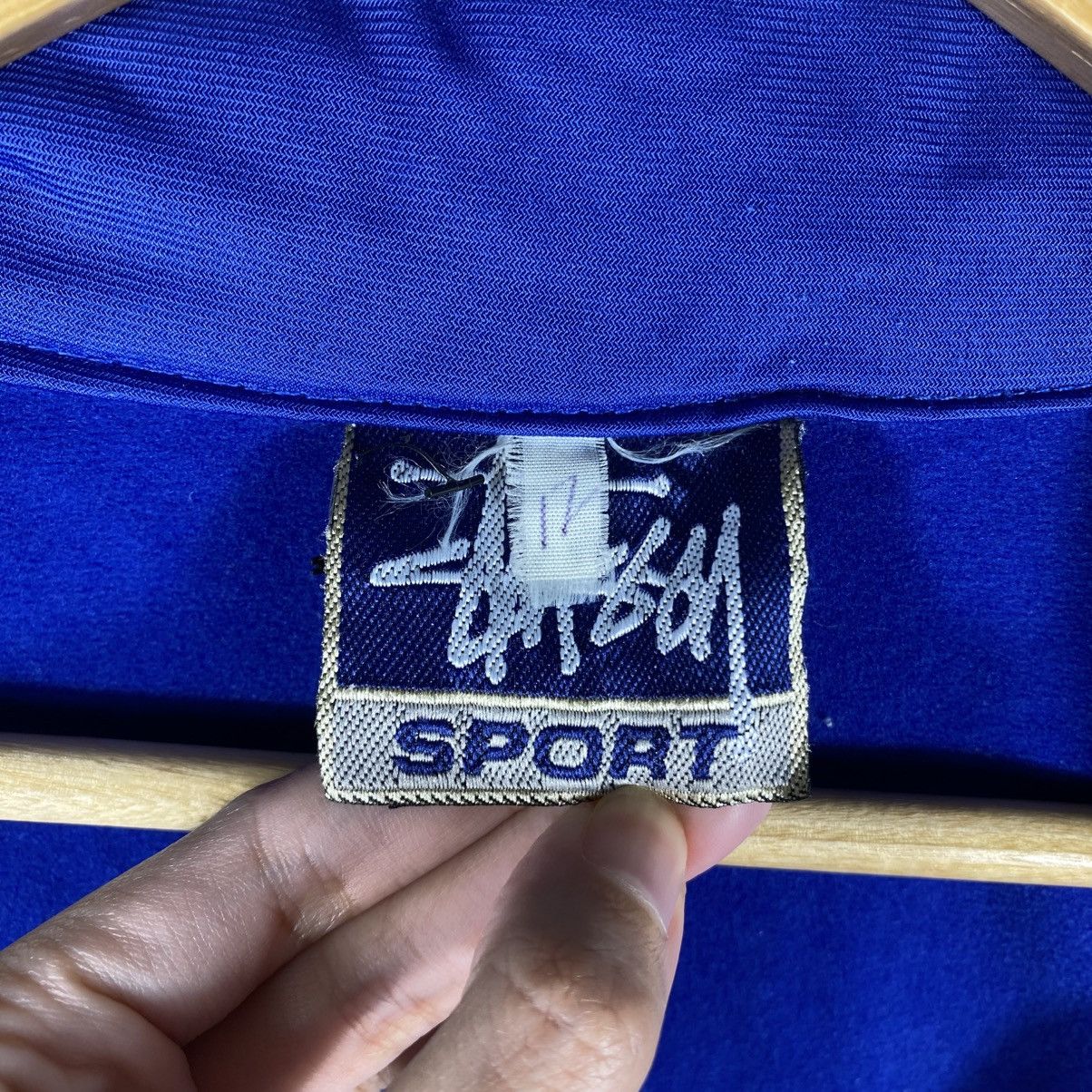 Stussy Vintage 90's STUSSY SPORT Embroidey Logo Fullzipper Jacket Size US L / EU 52-54 / 3 - 8 Thumbnail