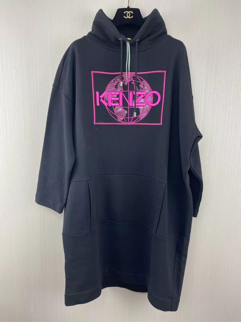 Kenzo KENZO Embroidered Logo Sweatshirt Dress Size S / US 4 / IT 40 - 1 Thumbnail