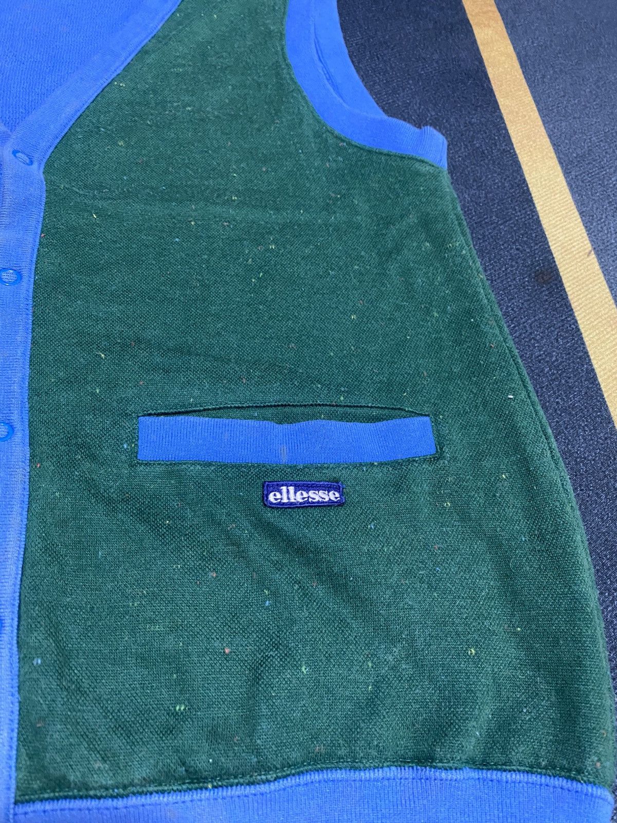 Ellesse Ellese Vest No sleeves Cardigan SnapButton Small Green Size US S / EU 44-46 / 1 - 4 Thumbnail