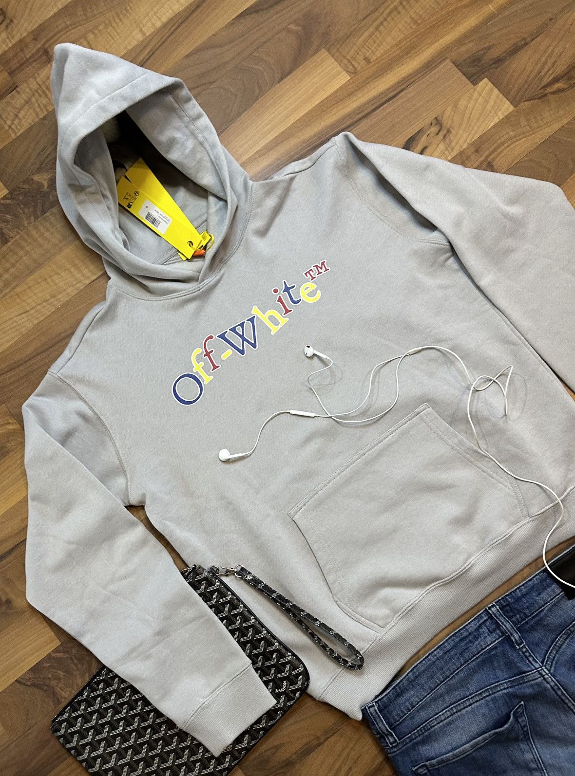 Off-White Off-White Hoodie Grey | Kids Size fits S/M | New with Tags Size US M / EU 48-50 / 2 - 4 Thumbnail