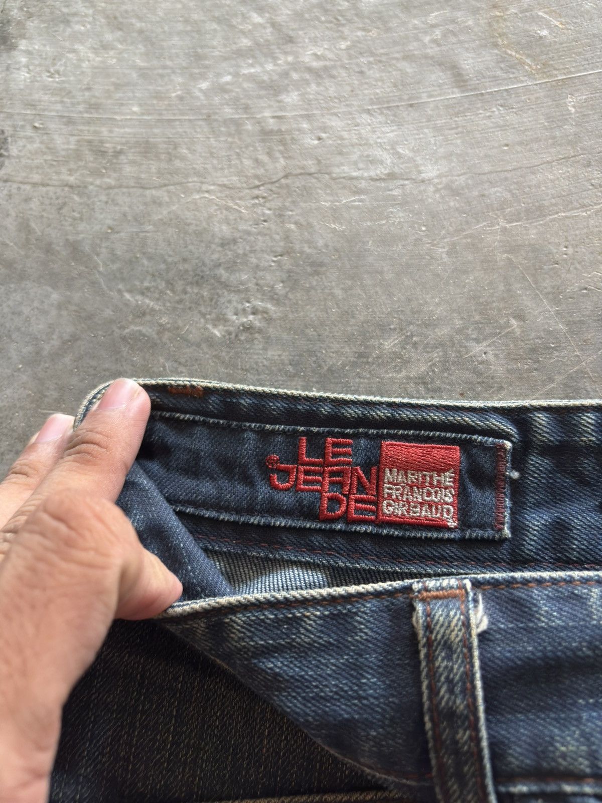 Marithe + Francois Girbaud MARITHE FRANCOIS GIRBAUD MFG biker jeans distressed vintage Size US 30 / EU 46 - 5 Thumbnail