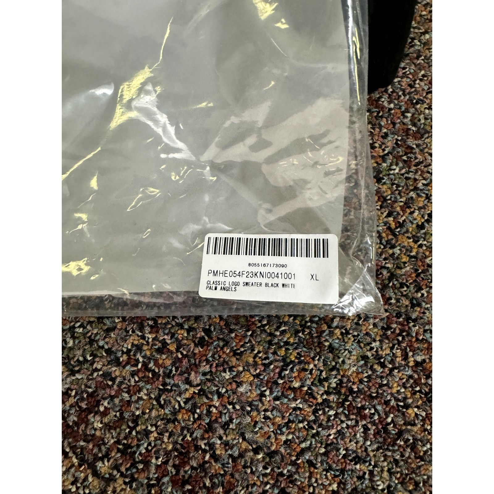 Palm Angels o1rshd1 Classic Logo Sweater in Black/White Size US XL / EU 56 / 4 - 14 Thumbnail