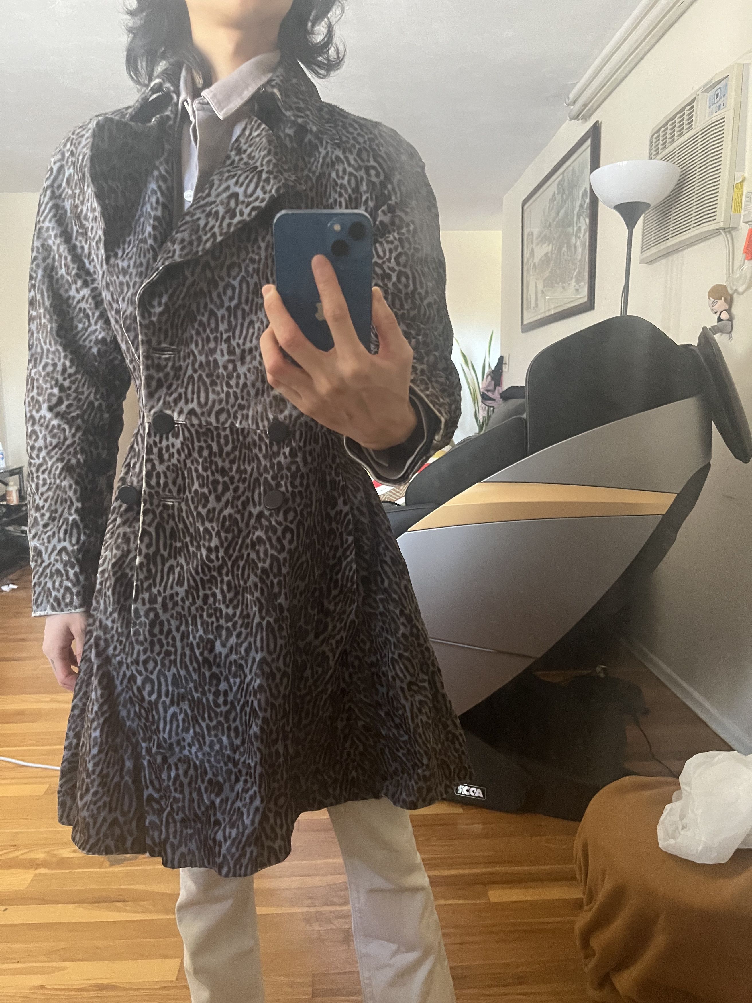 Alaia CALF SKIN ALAIA TRENCH COAT Size M / US 6-8 / IT 42-44 - 3 Thumbnail