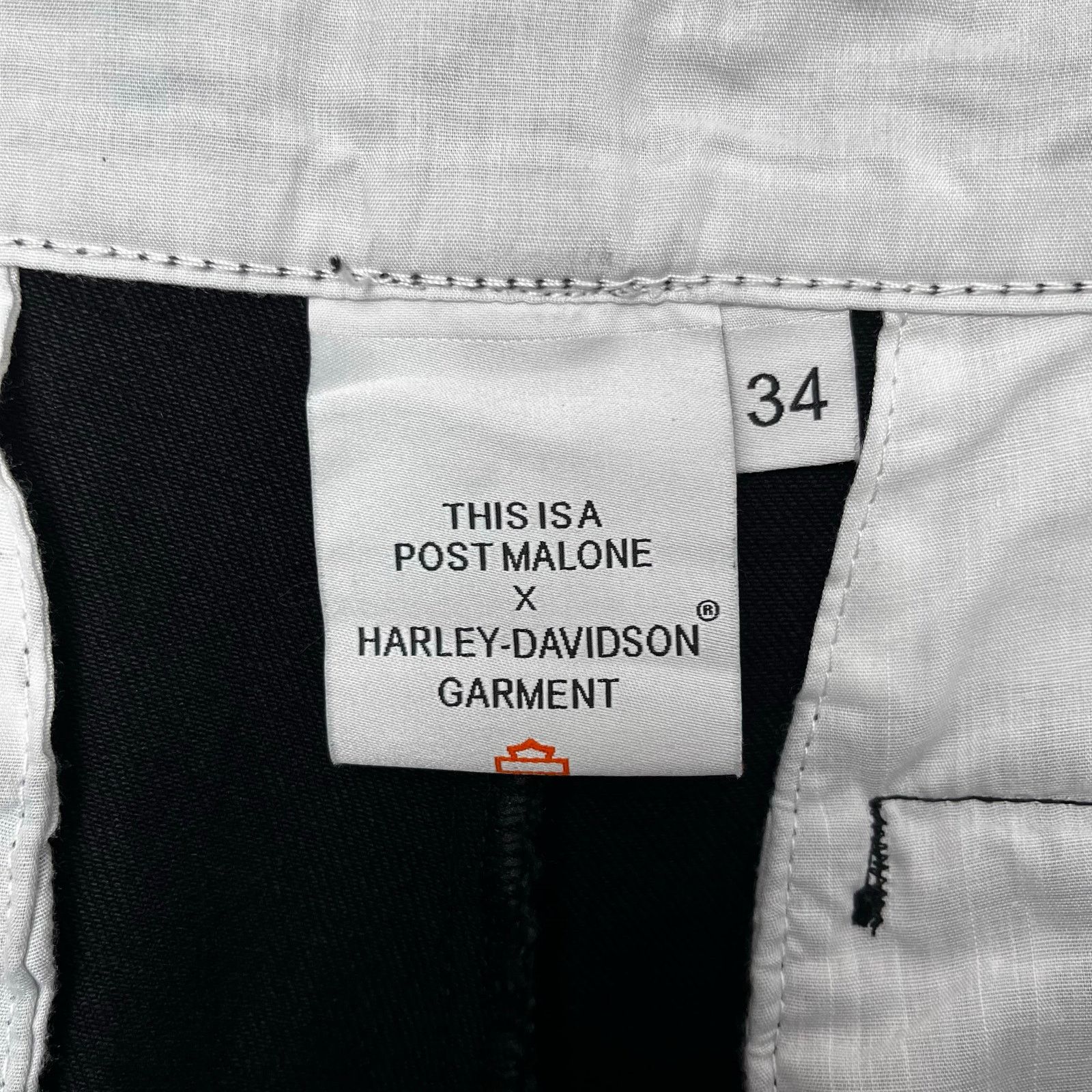 Harley Davidson Post Malone x Harley Davidson rhinestone jeans Size US 34 / EU 50 - 8 Thumbnail