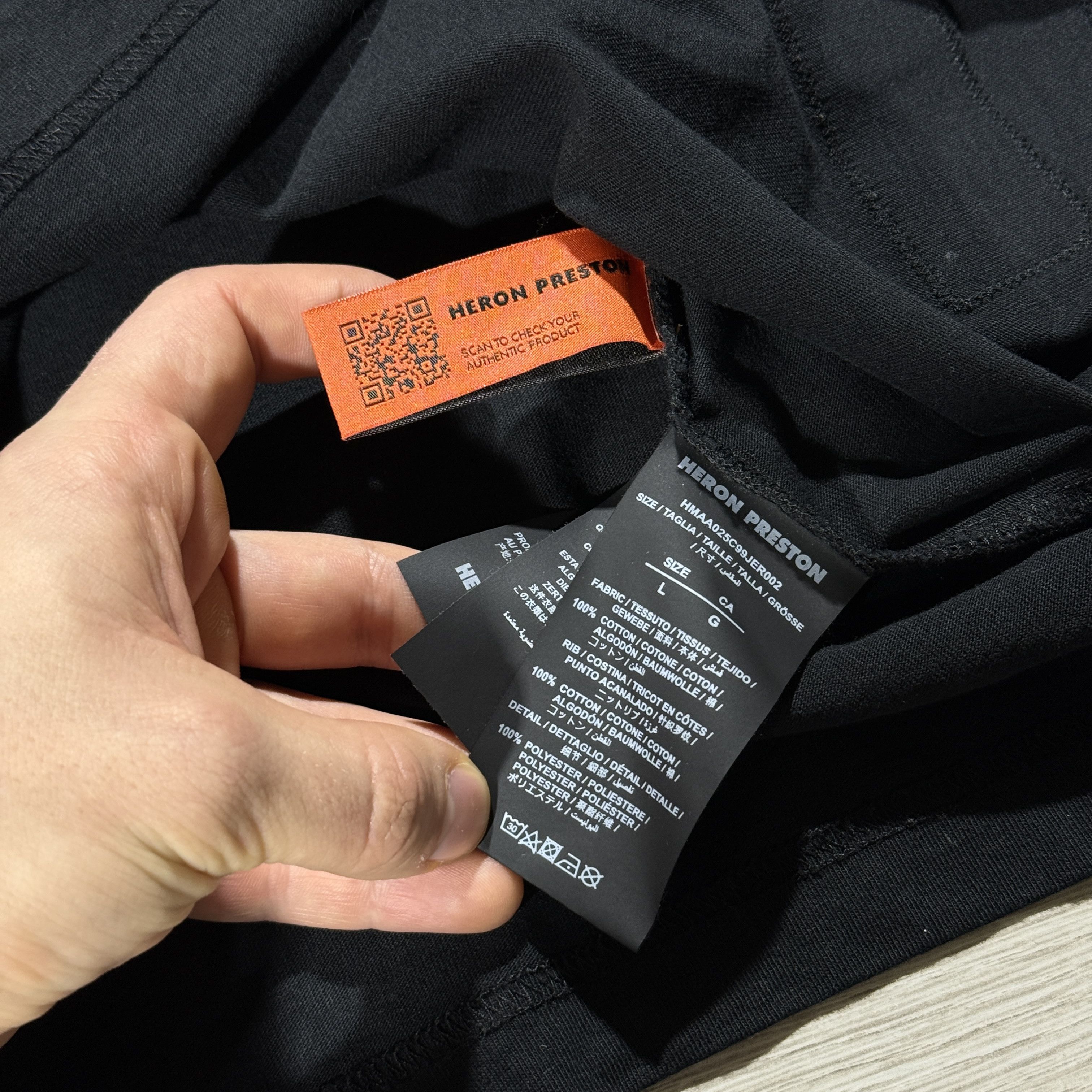 Heron Preston Heron Preston "Стиль" Oversized Black T-Shirt Size L Size US L / EU 52-54 / 3 - 7 Thumbnail