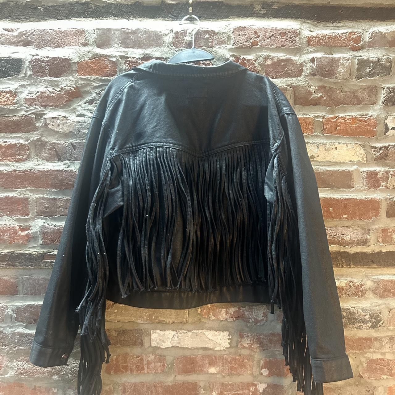 Fender × Wrangler Wrangler x Fender Fringe Denim Jacket Size S / US 4 / IT 40 - 2 Thumbnail