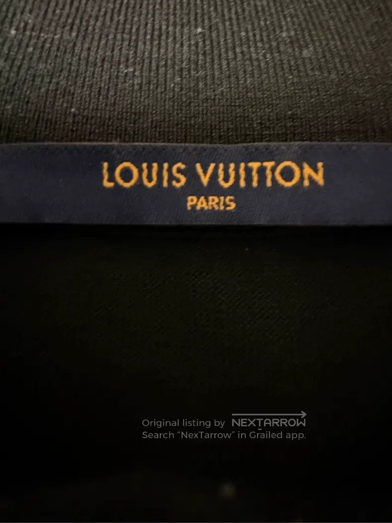 Louis Vuitton Louis Vuitton Monogrammed Embroidered Solid Crew Neck Pull Size US XL / EU 56 / 4 - 3 Thumbnail