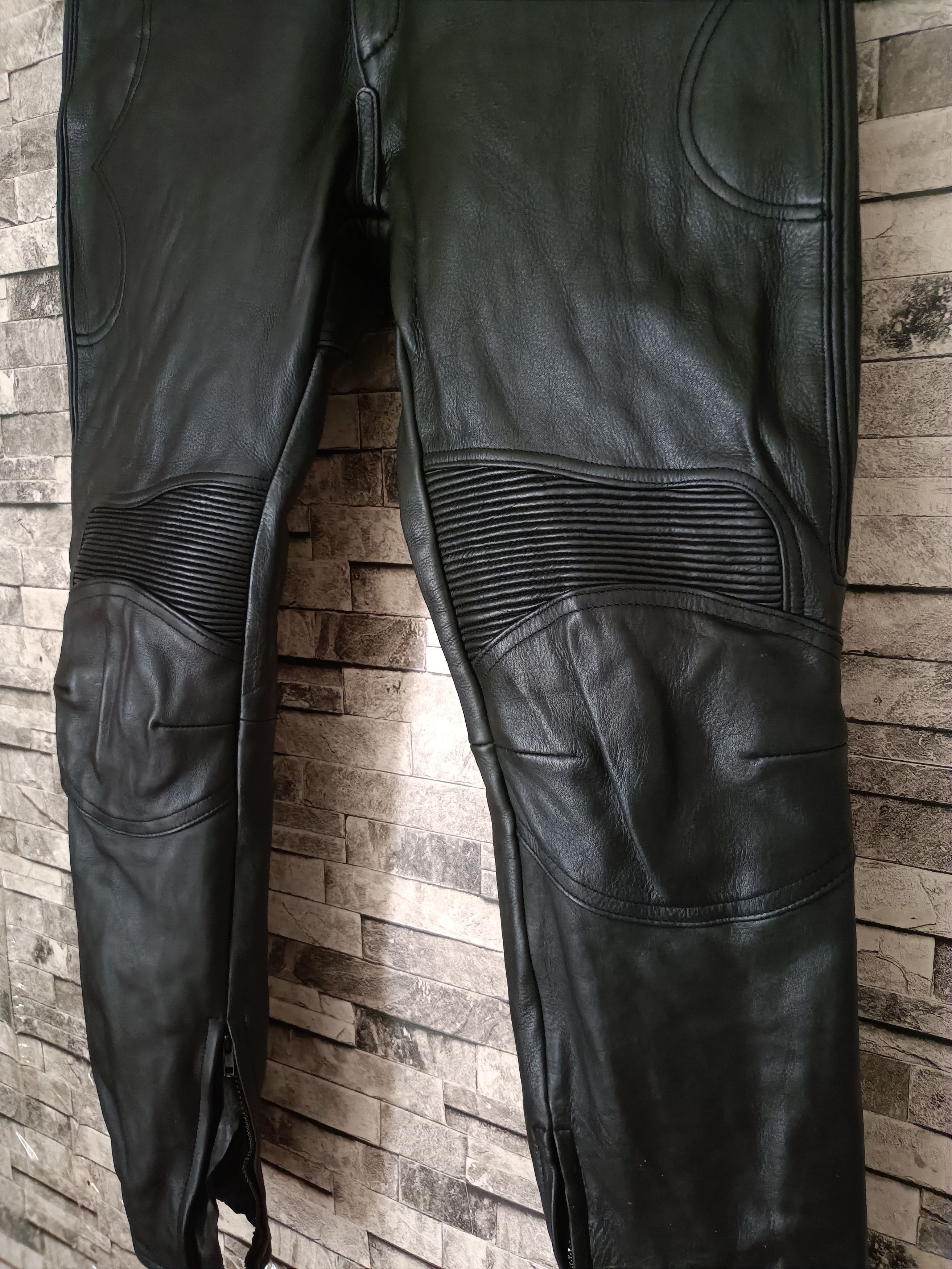 Leather Best of the road by Dieter Braun biker leather pants Size US 30 / EU 46 - 3 Thumbnail