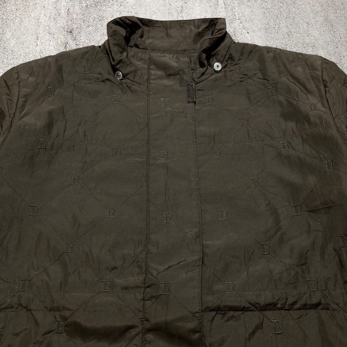 Balmain Balmain Paris Monogram Quilted Jacket Dark Brown Luxury Size US XXL / EU 58 / 5 - 4 Thumbnail