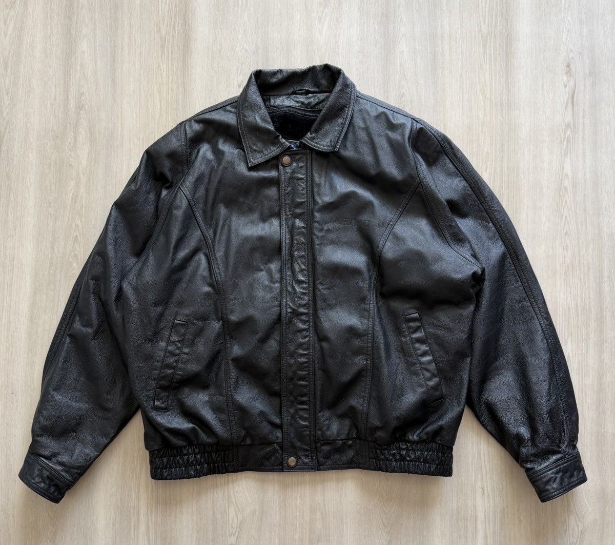 VTG USA Leather Houston Metro Safety Award Team Genuine 3XL