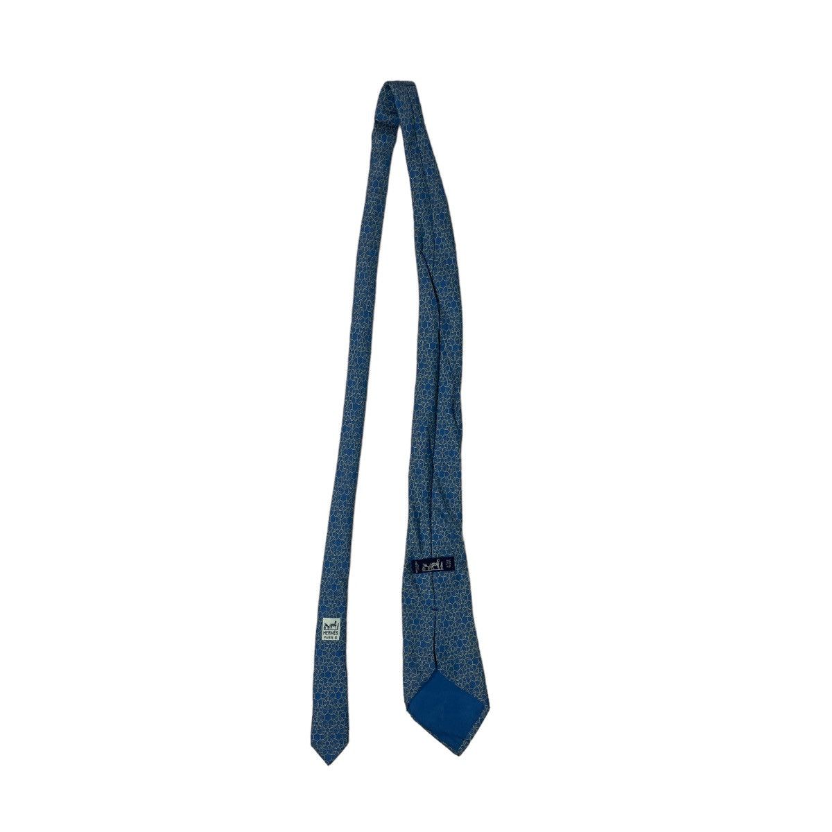 Hermes Hermes Paris Chain Linked Silk Ties 7822 UA Size ONE SIZE - 4 Thumbnail