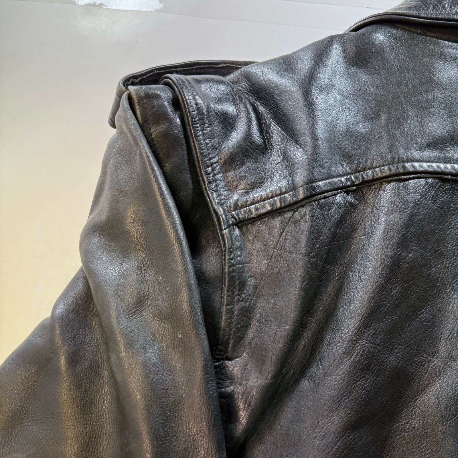 Other Vanguard Jacket Adult 44 Black Leather Motorcycle Size US XXS / EU 40 - 18 Thumbnail