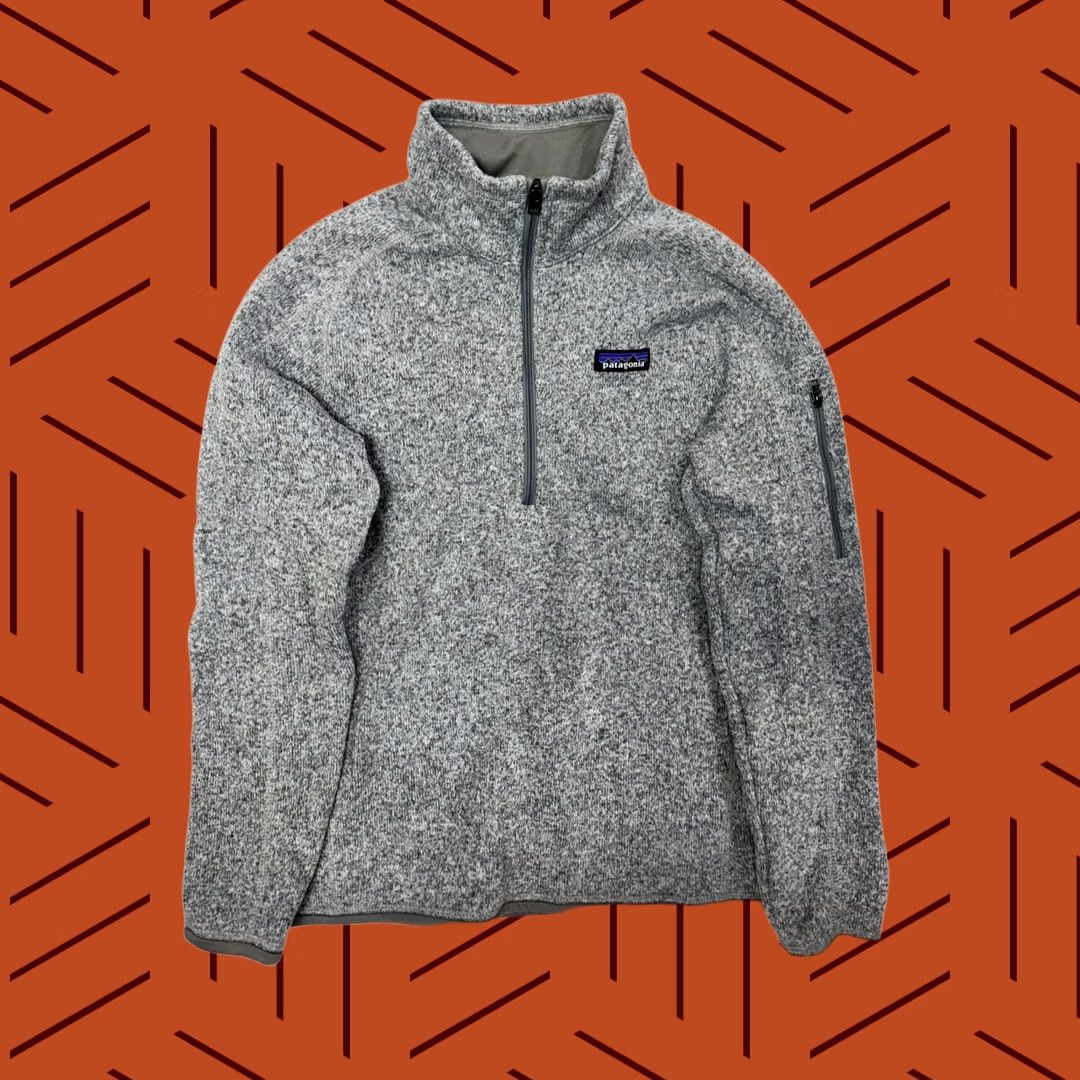 Patagonia Patagonia Women's Gray Better Sweater 1/4 Zip Fleece Pullover Jacket S Size S / US 4 / IT 40 - 1 Thumbnail