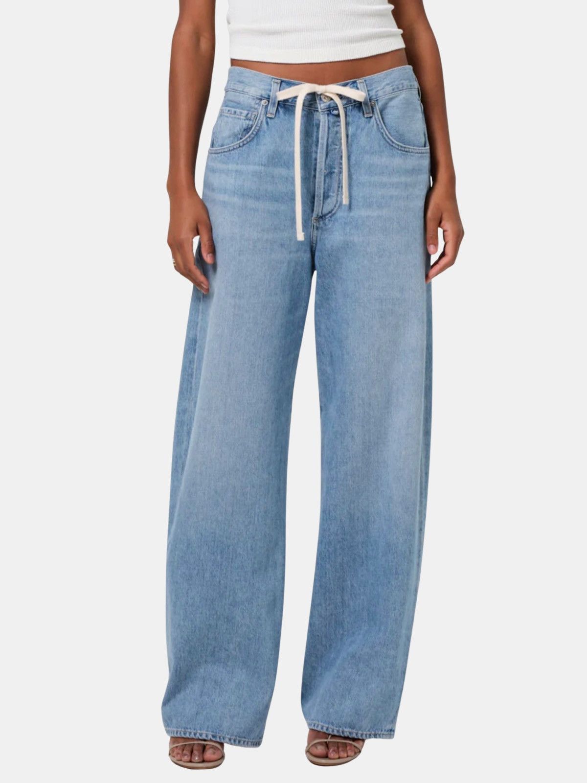 Citizens Of Humanity Citizens of Humanity $298 Brynn Drawstring Trouser Jean 25 Size 25" / US 0 / IT 36 - 16 Thumbnail
