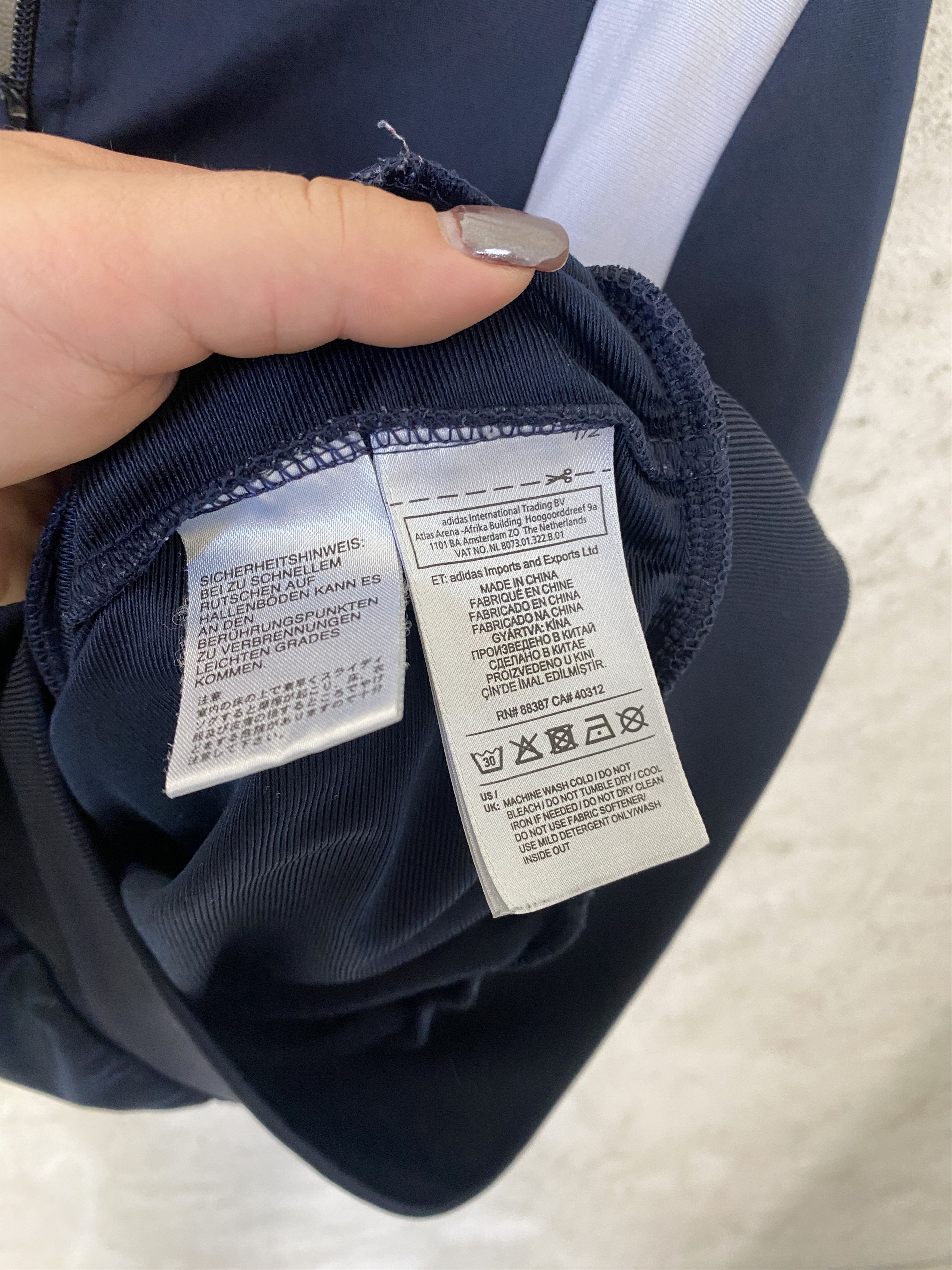 Adidas Adidas zip-up big logo sweatshirt Size US M / EU 48-50 / 2 - 6 Thumbnail