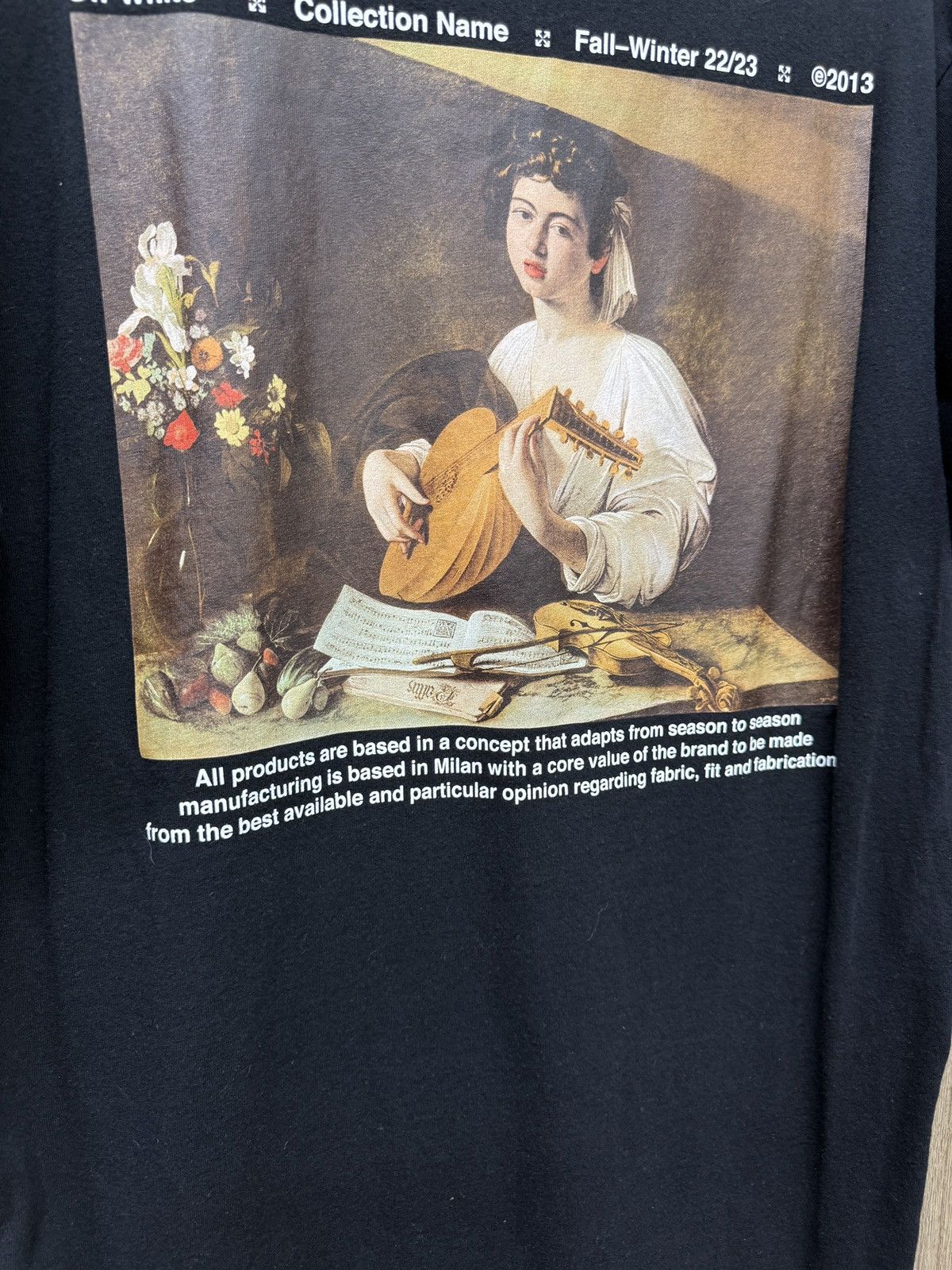 Off-White Off White Mona Lisa Short Sleeve Size US L / EU 52-54 / 3 - 6 Thumbnail
