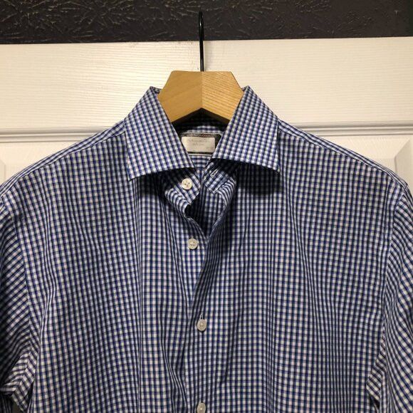 Lorenzo Uomo Lorenzo Uomo men's cotton dress shirt size: 16/34-35 Size US L / EU 52-54 / 3 - 2 Thumbnail