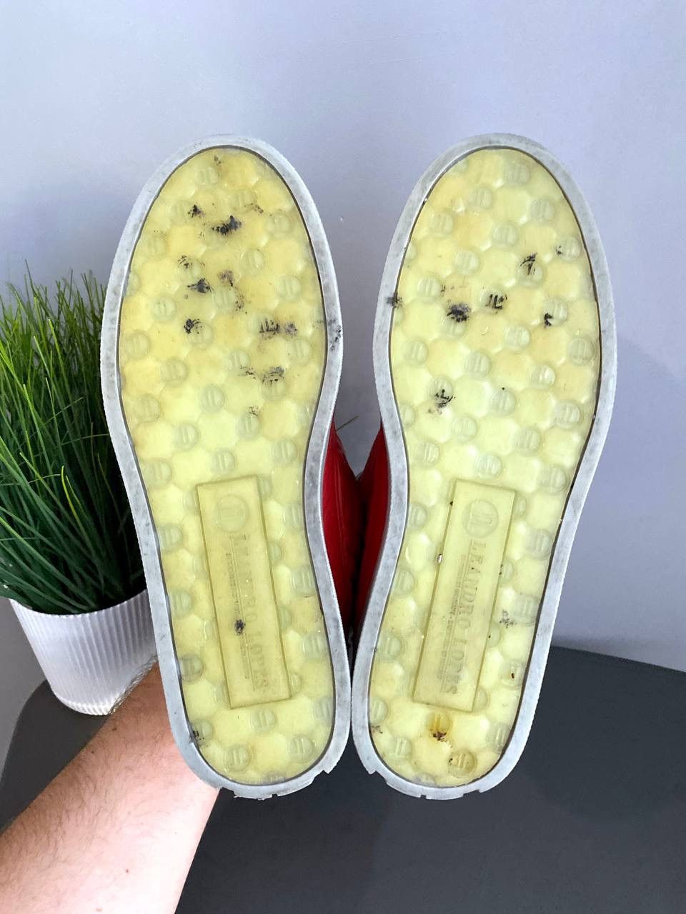 Other Leandro Lopes Handmade Genue Real Leather Sneakers, Size 42 Size US 8.5 / EU 41-42 - 9 Thumbnail