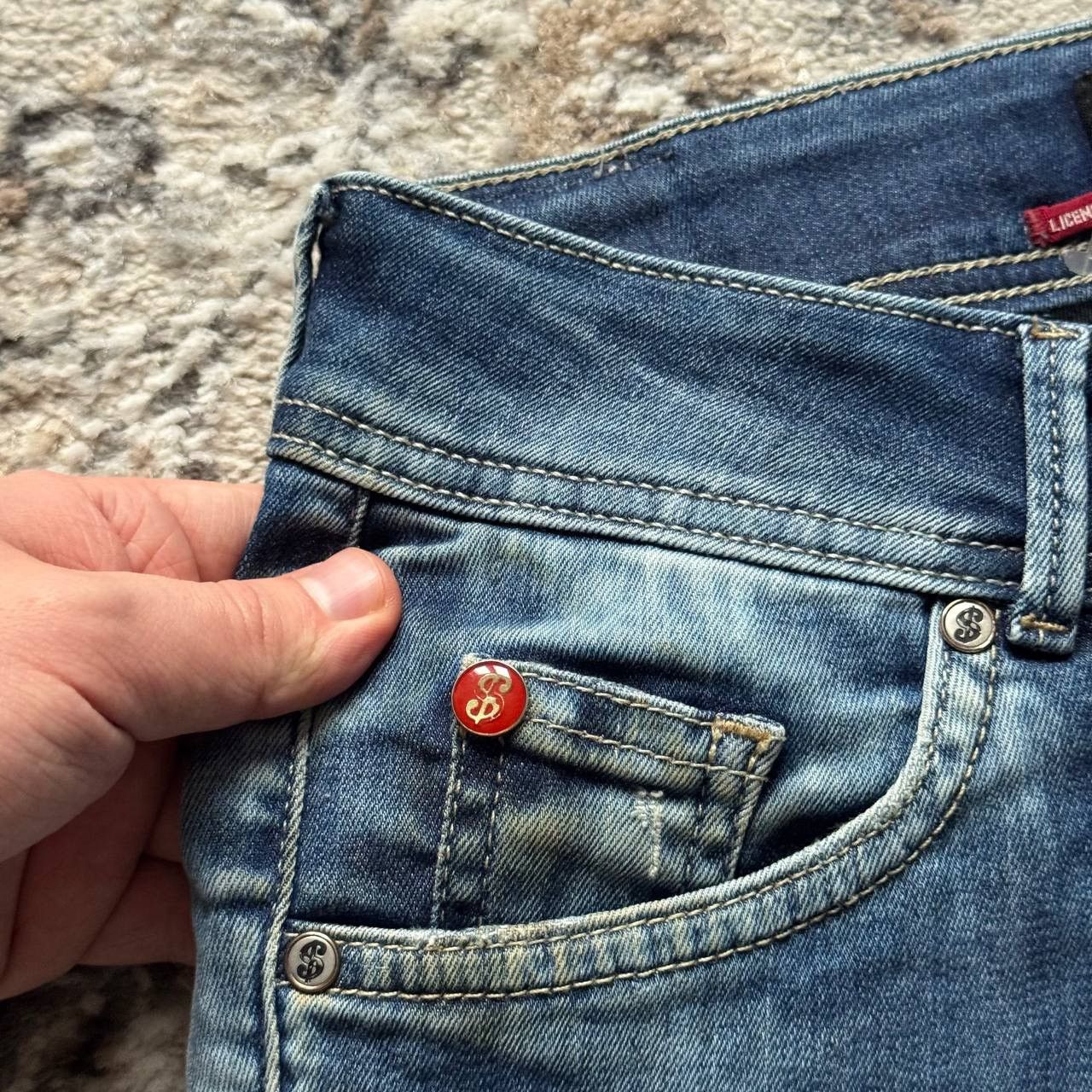 Andy Warhol Andy Warhol Pepe Jeans Crazy Distressed Washed Denim Jeans Size US 26 / EU 42 - 6 Thumbnail