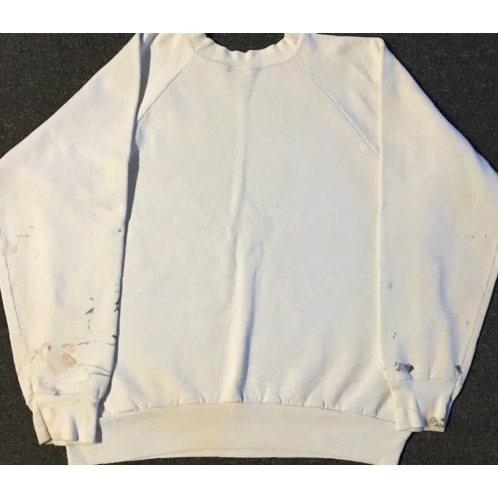 Vintage VINTAGE 90s Atlanta Olympics Faded Distress Paint Sweatshirt M Grunge Punk Skate White USA Hip Hop Rock Retro Pullover Hoodie Men Medium Size US M / EU 48-50 / 2 - 2 Thumbnail