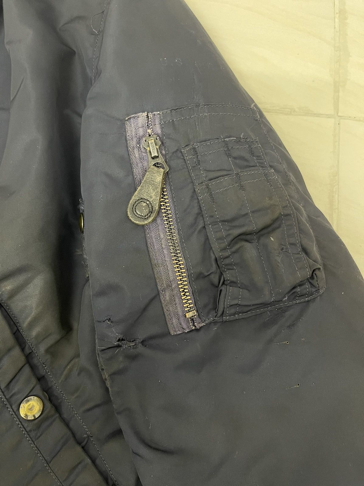 Alpha Industries Vtg Alpha Industries Type B-15C Flying Bomber Jacket Size US M / EU 48-50 / 2 - 15 Thumbnail