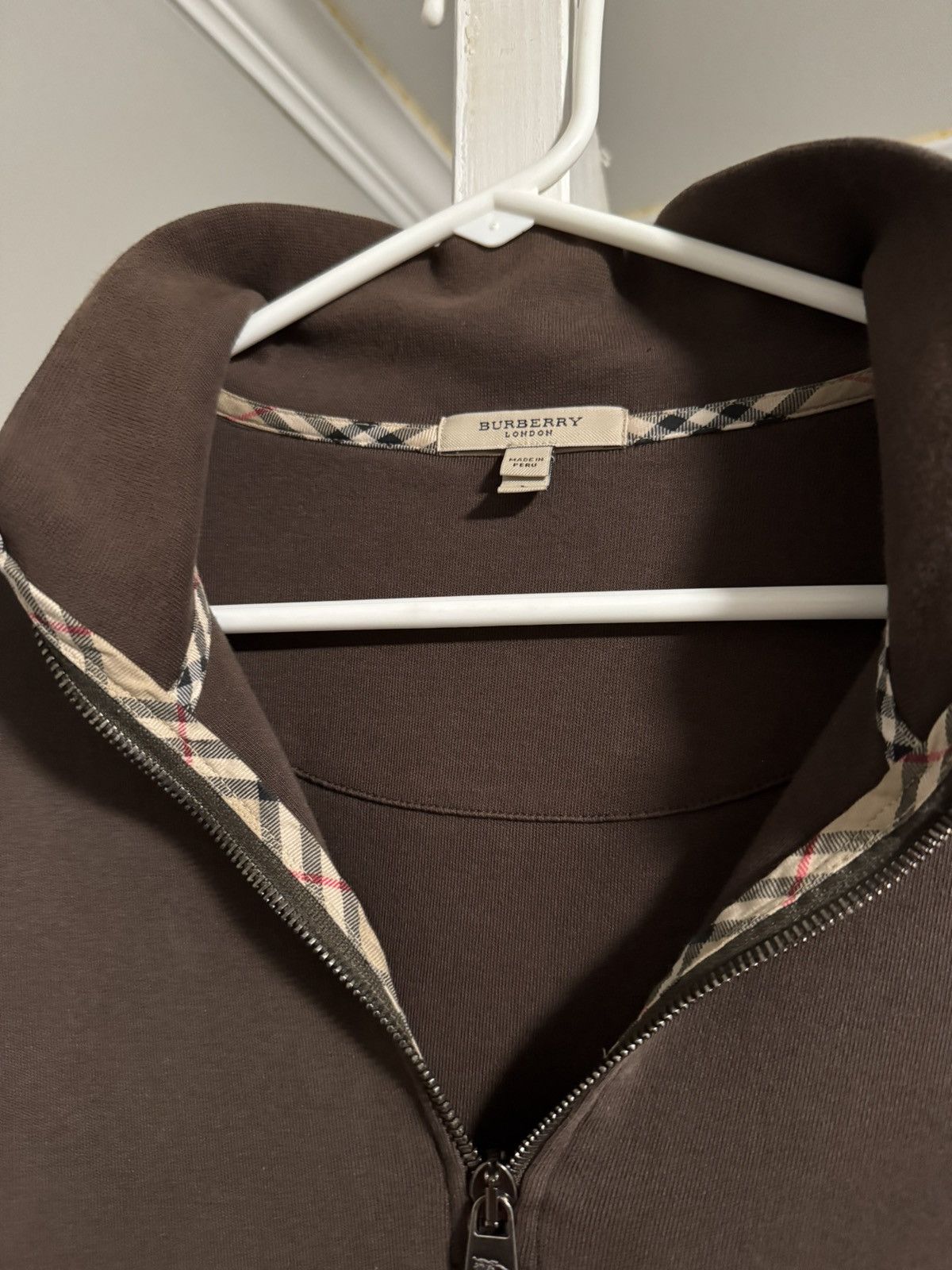 Burberry Burberry Quarter zip brown size large men’s Size US L / EU 52-54 / 3 - 2 Thumbnail