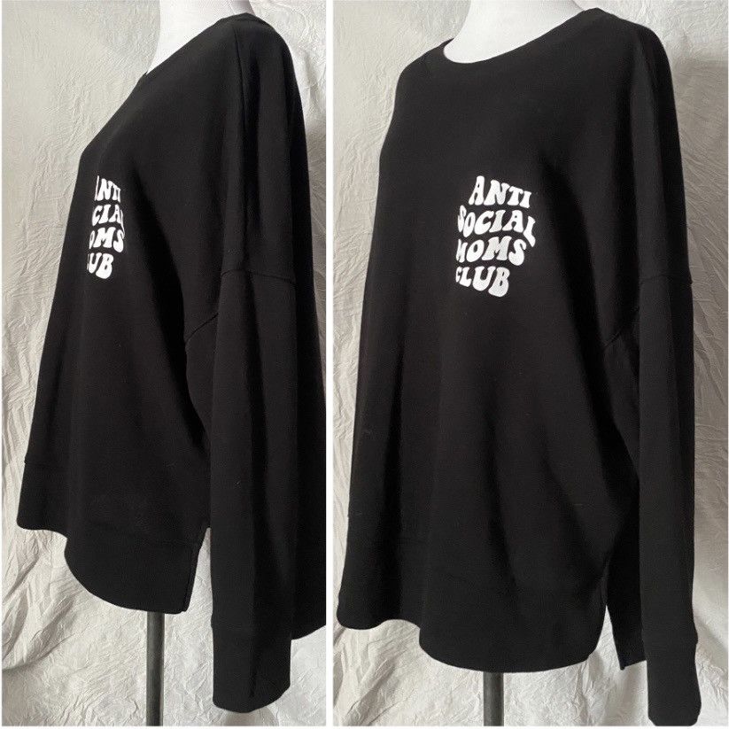 Vintage Anti-Social Mom’s Club, Custom, Crewneck Sweatshirt, XL/2XL Size XXL / US 16-18 / IT 52-54 - 12 Thumbnail