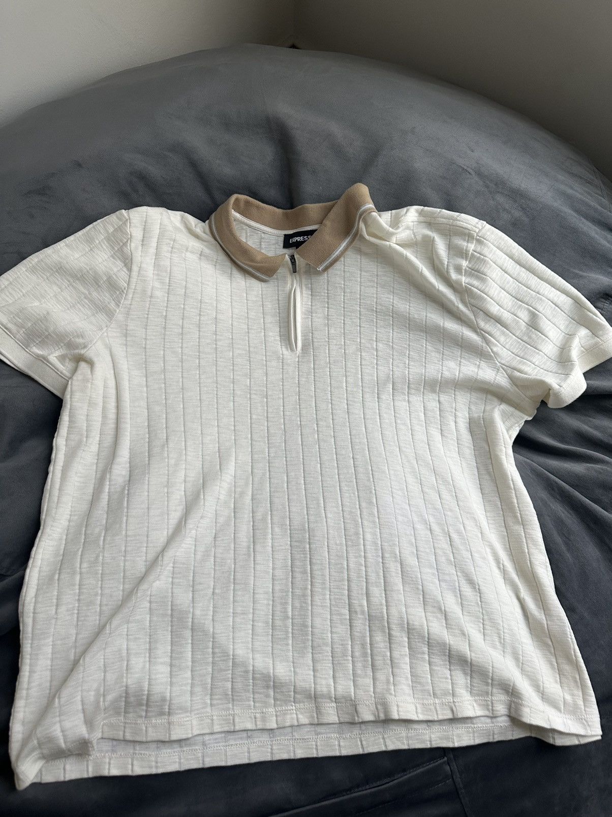 Express Express Polo Zip Tee XL Size US XL / EU 56 / 4 - 1 Thumbnail