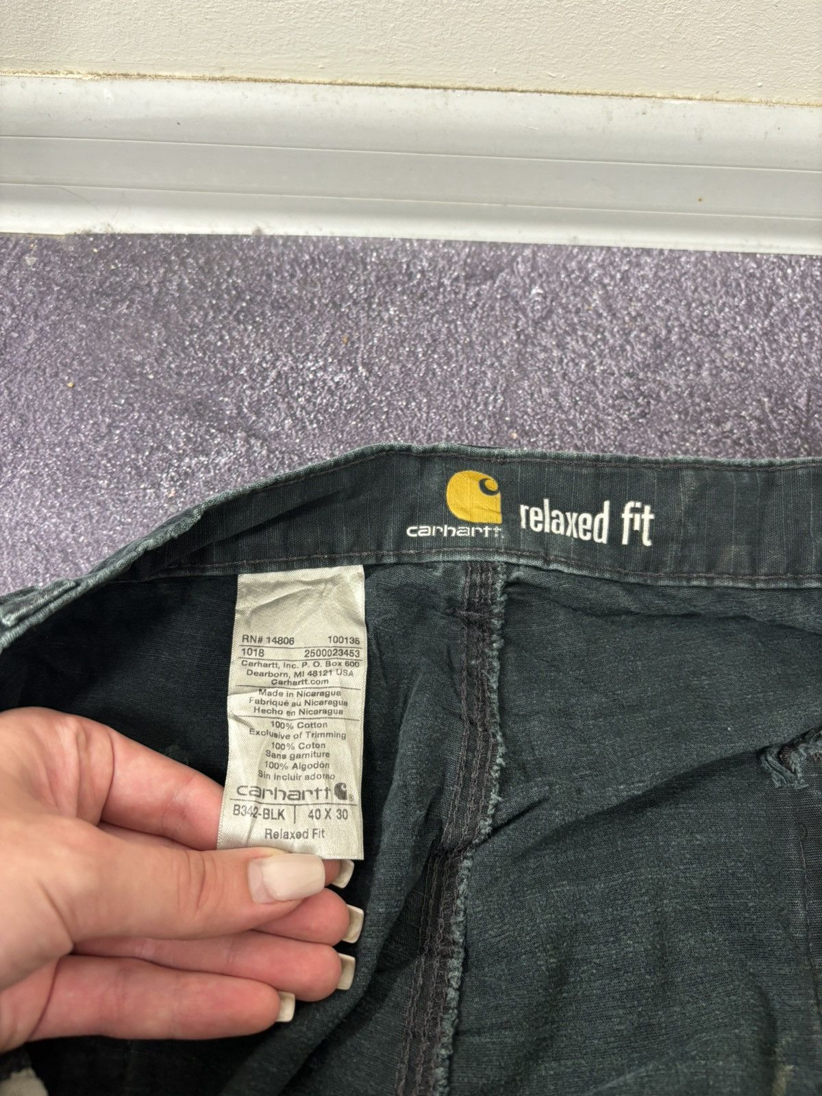 Carhartt Vintage Carhartt USA Dark Green Work Hype Baggy Cargo Pants Size US 40 / EU 56 - 22 Thumbnail