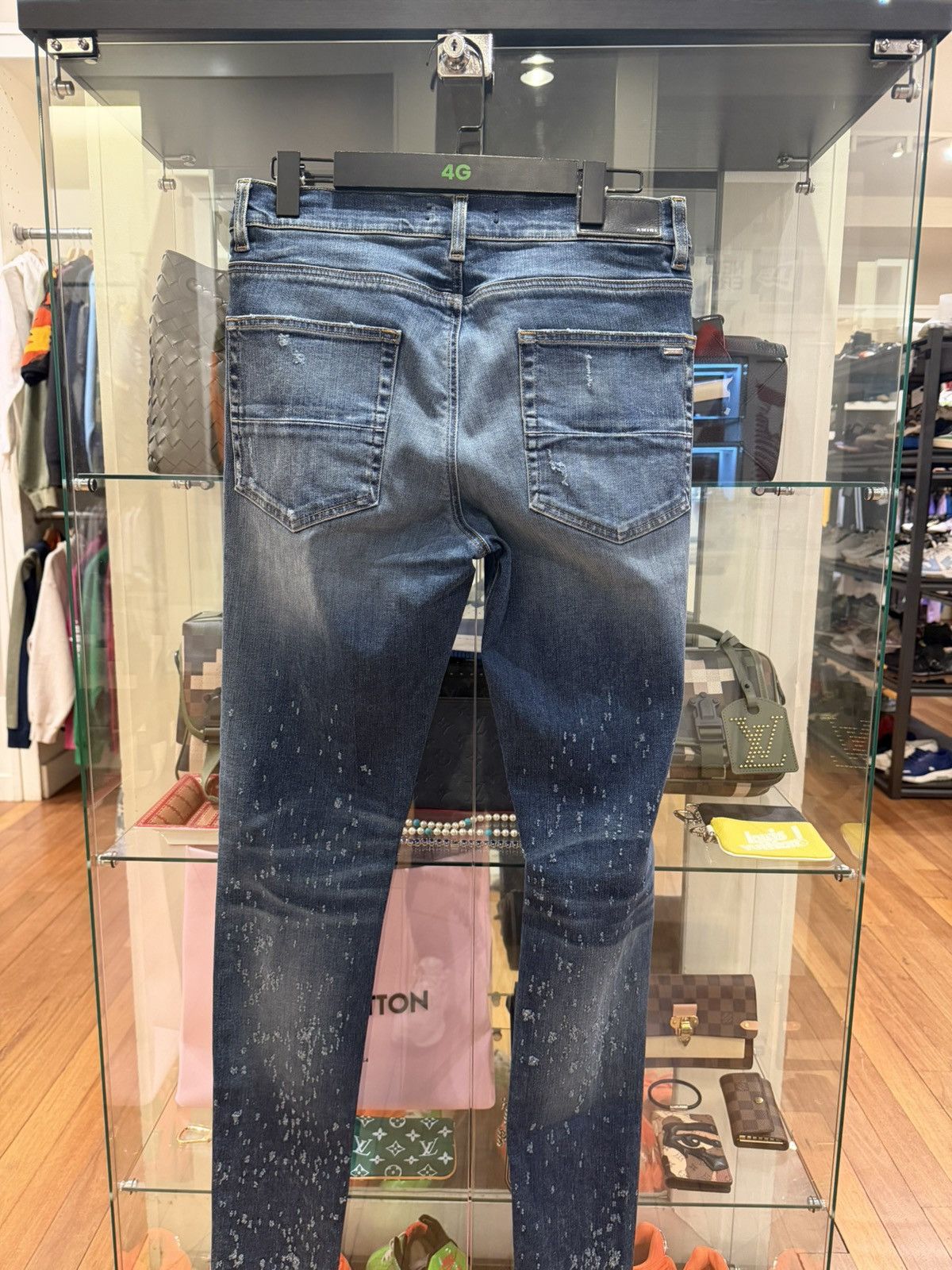 Amiri Amiri ‘Classic Shotgun’ Deep Denim Jeans Size US 34 / EU 50 - 2 Thumbnail