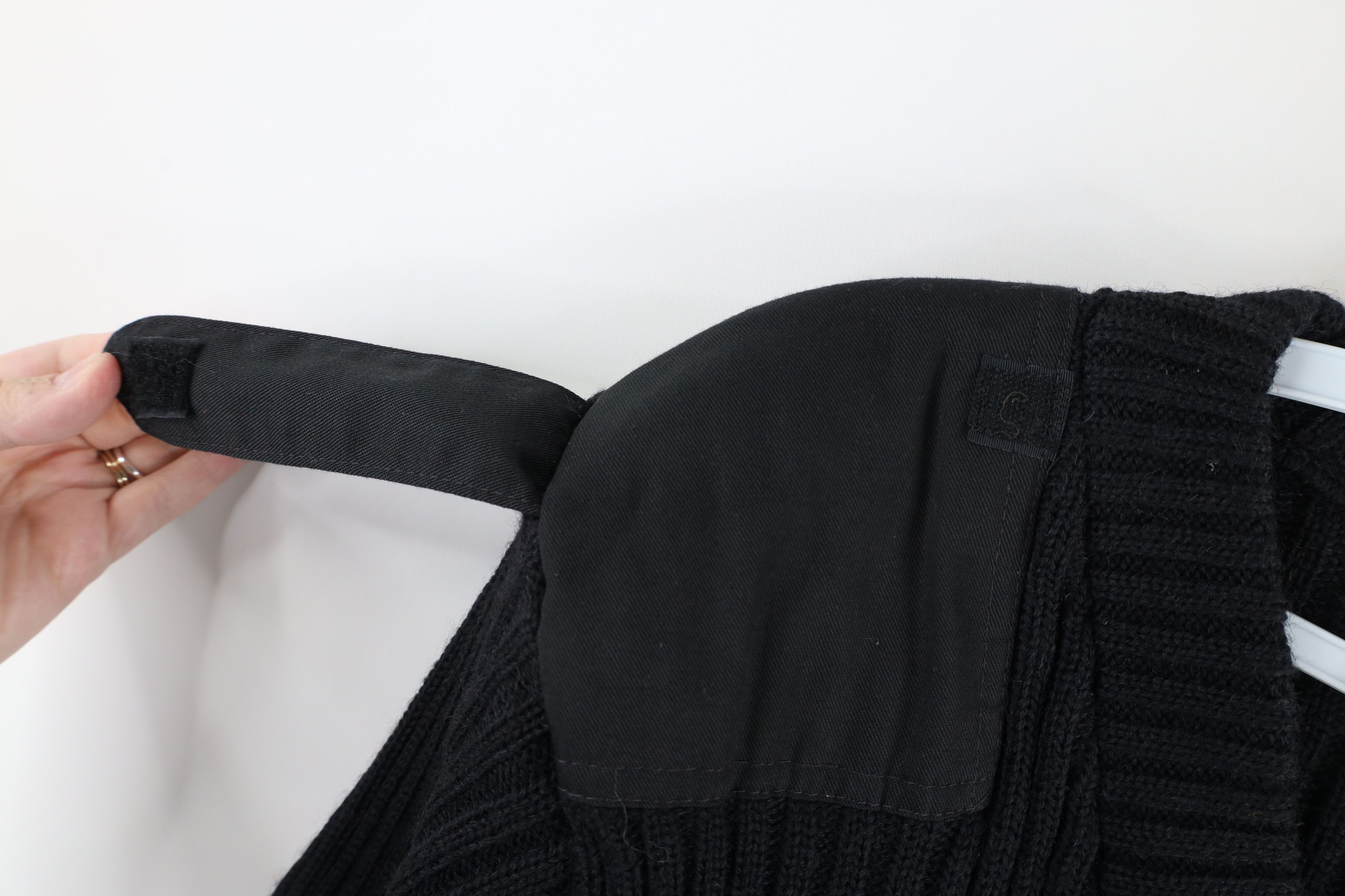Vintage Vintage 90s Streetwear Ribbed Knit Military Commando Sweater Size US S / EU 44-46 / 1 - 7 Thumbnail